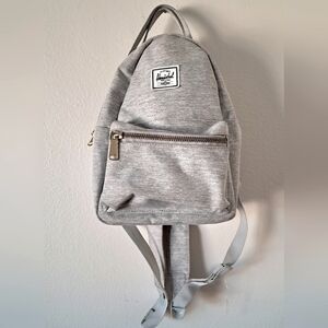 The Herschel Mini Backpack In Heather Grey Color